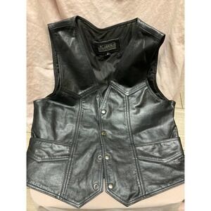 Kookie Leather Vest Size S